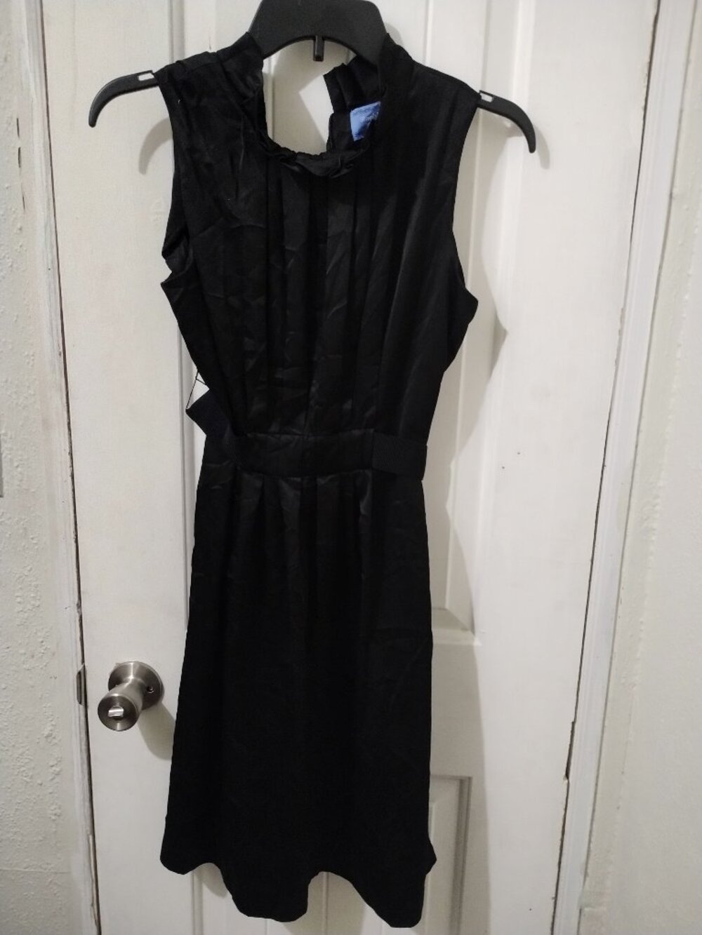 Simply Vera Wang High Neck Cocktail Dress XS LBD Holiday Office Fall Winter Date